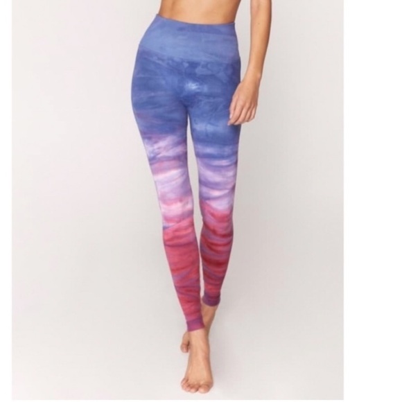 Spiritual Gangster Metta Watercolor Seamless Leggings sz XS/S - Picture 1 of 9